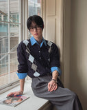 Jeff Argyle Knit Cardigan