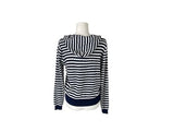 Groo Punching Stripe Knit Hood Zip-Up