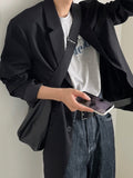 Linen denim wide