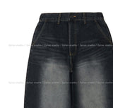 Dean Tiger Balloon Denim Pants