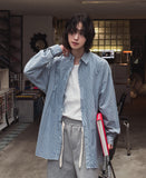 Crusi Stripe Pigment Shirt