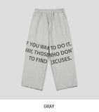 Wanted Lettering Sweatpants