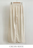 Hedden Linen Shirt Wrap Banding Wide Pants Set