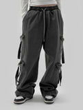 Dvon brushed belt cargo pants