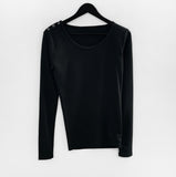 Long Shoulder Button T-shirt