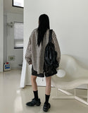 Scuz seersucker check shirt