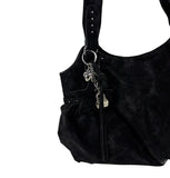 Star Stud Shirring Shoulder Bag