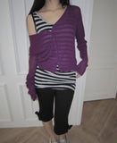 U-Ten Striped Long Sleeveless