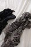 Check Vintage Ruffle Scarf