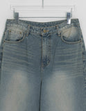 Vivons Washing Denim Wide Pants