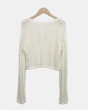 Muta Openwork Bolero Cardigan