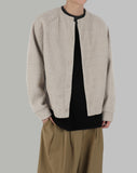 Corduroy round cardigan