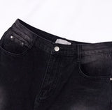 Pio Damaged Washed Denim Pants