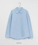Covendi Shoulder Pintuck Cotton Over Shirt