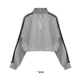 LINE HALF ZIP-UP MTM