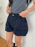Kaze Vintage Cargo Pumpkin Balloon Shorts
