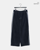 Remo fleece track wide pants