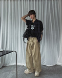 Ruben Two-Pin Tuck Two-Way Chino Pants