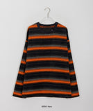 [unisex] Tavern Angora Stripe Long Sleeve Tee