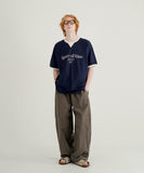 Turn Dyeing Like Linen Banding Pants