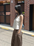 [MADE] Simo Pigment Slits Balloon Banding Cotton Long Wide Pants