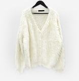 Louis Brush Fur Cardigan