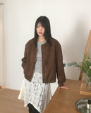 Dome lace see-through unbalanced layered midi skirt