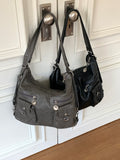 Leather Pocket TwoWay Backpack Shoulder Bag