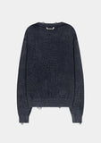 DAMAGE COLOUR DYE CARDIGAN