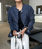 Linen deck cropped jacket