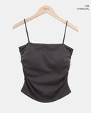 Corning Slim Side Shirring Built-in Cup Sleeveless