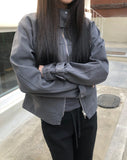Quna Cotton Strap Two-Way Cotton Jacket
