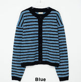 Hairy st color matching cardigan