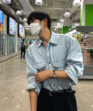 Light blue shirt