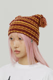 STRIPE SQUARE BEANIE