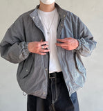 Gingham Check Nylon Jacket