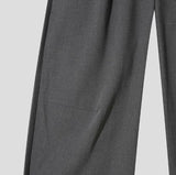 Column Deep Pintuck Wide Slacks