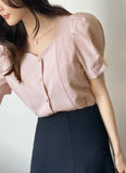 Seon Tweed Flare Mini Skirt