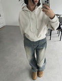 Plain Crop Hoodie