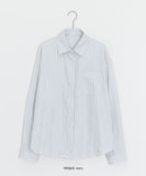 Merlin Overfit Pocket Stripe Shirt