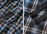 Bay Overfit Check Hood Shirt