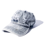 EMBLEM WASHED DYING VINTAGE BALL CAP