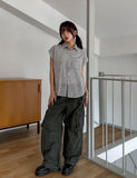 Theo Washed Double Pocket Cargo Pants