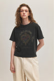 MORE LOVE Pigment Crop Short Sleeve Tee