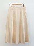 Jemu Satin Flare Midi Skirt