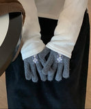 Goeli Argyle Knit Gloves