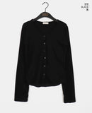 [Fake Layered] Lipti Dot Layered Cardigan T-shirt