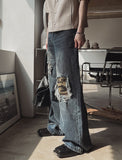 Kuro Dis Camo Denim Pants