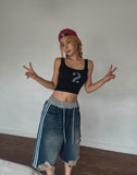 Didi numbering crop sleeveless