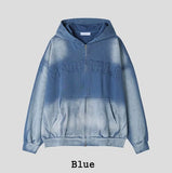 Marsil Vintage Washing Hood Zip-Up